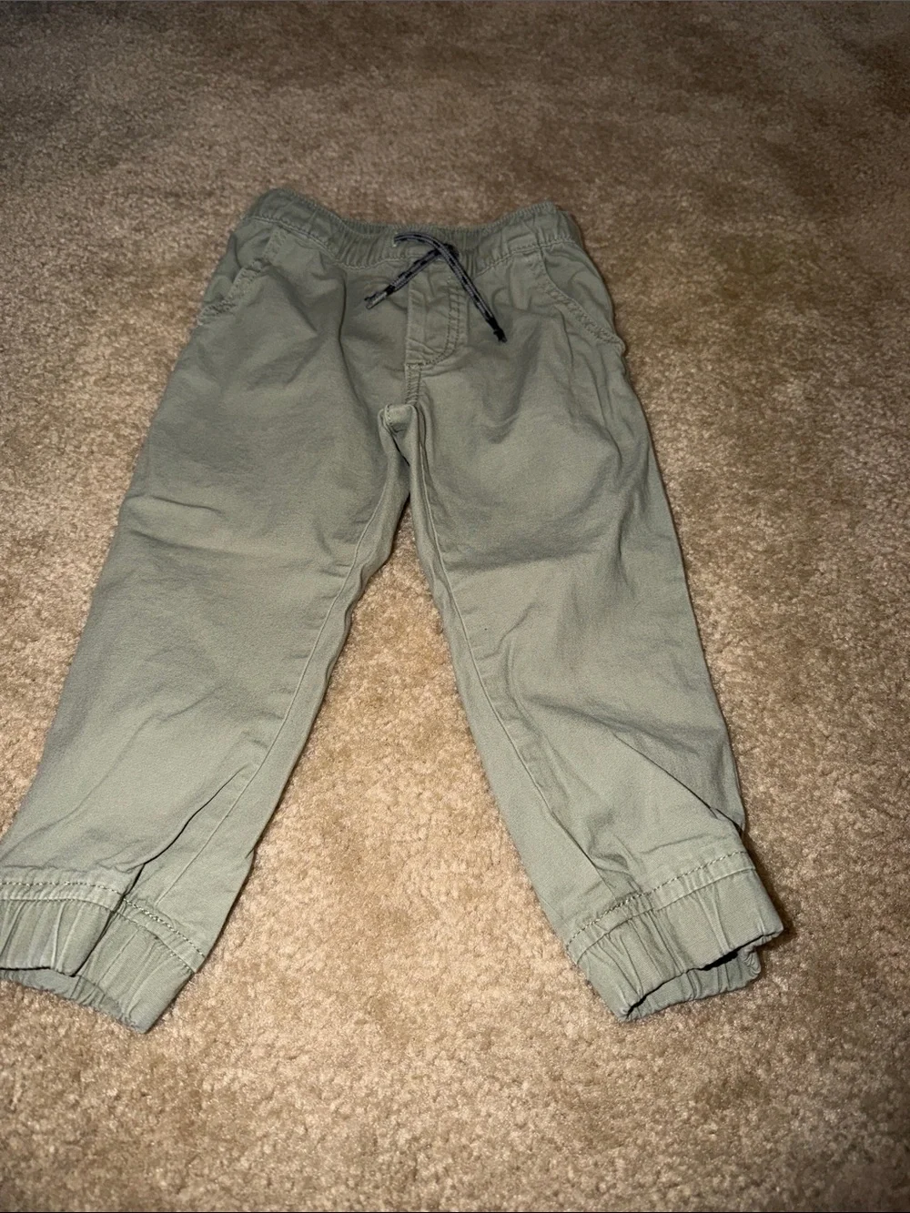 GAP Kids Olive Drawstring Jogger Pants